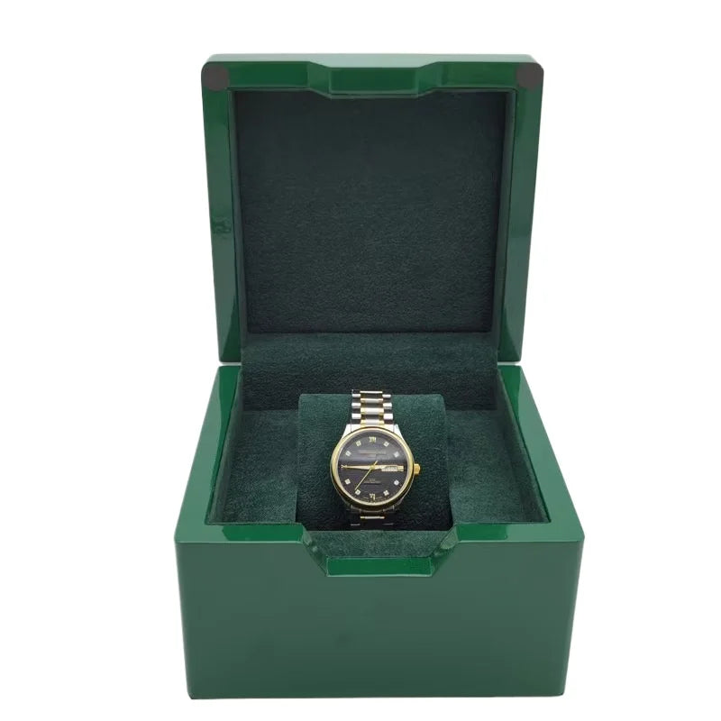 Luxury Black & Red Wooden Watch Box