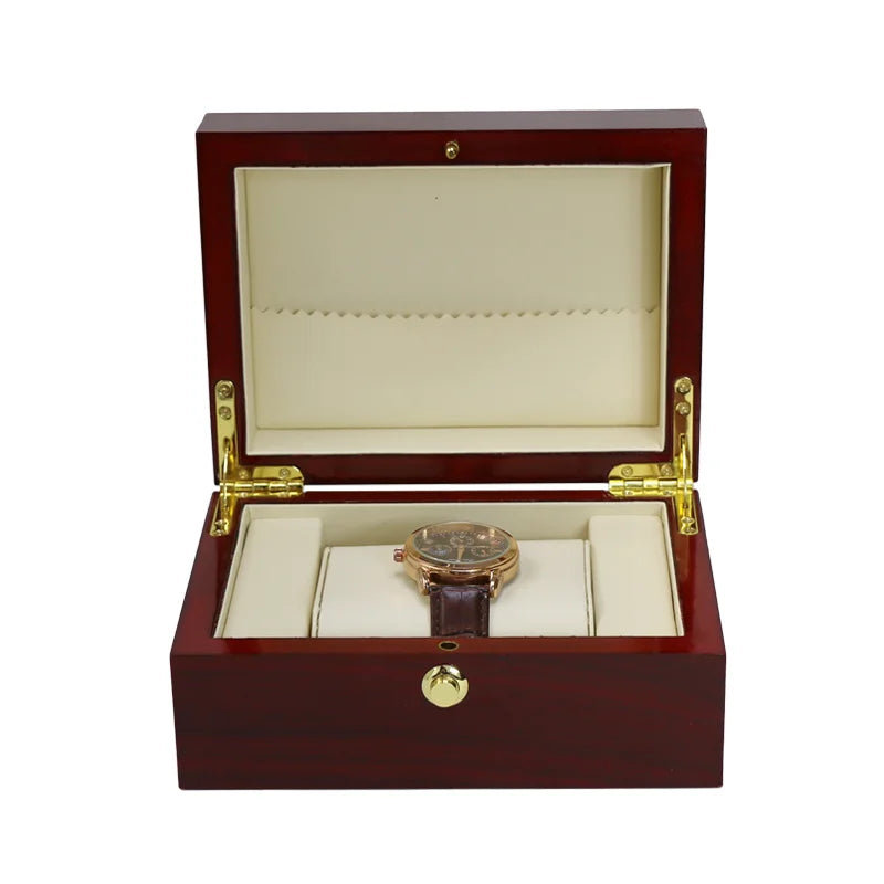 Piano Lacquer Wood Finished Watch Box