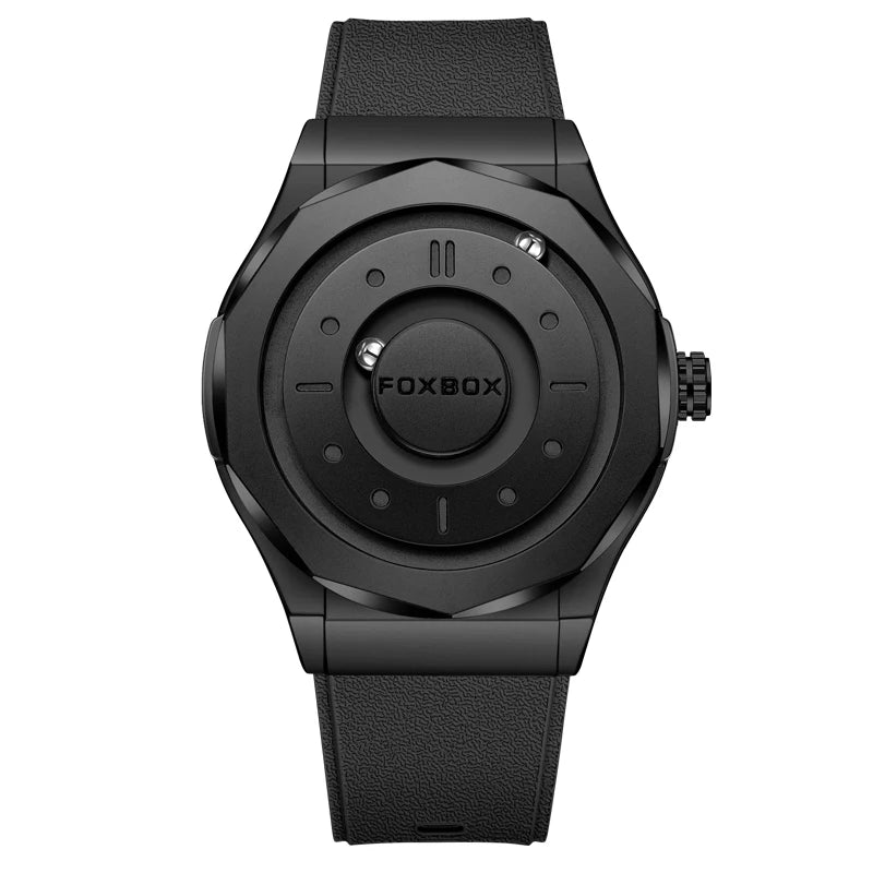 FOXBOX Men’s Luxury Quartz Watch – Scrolling Pointer Design