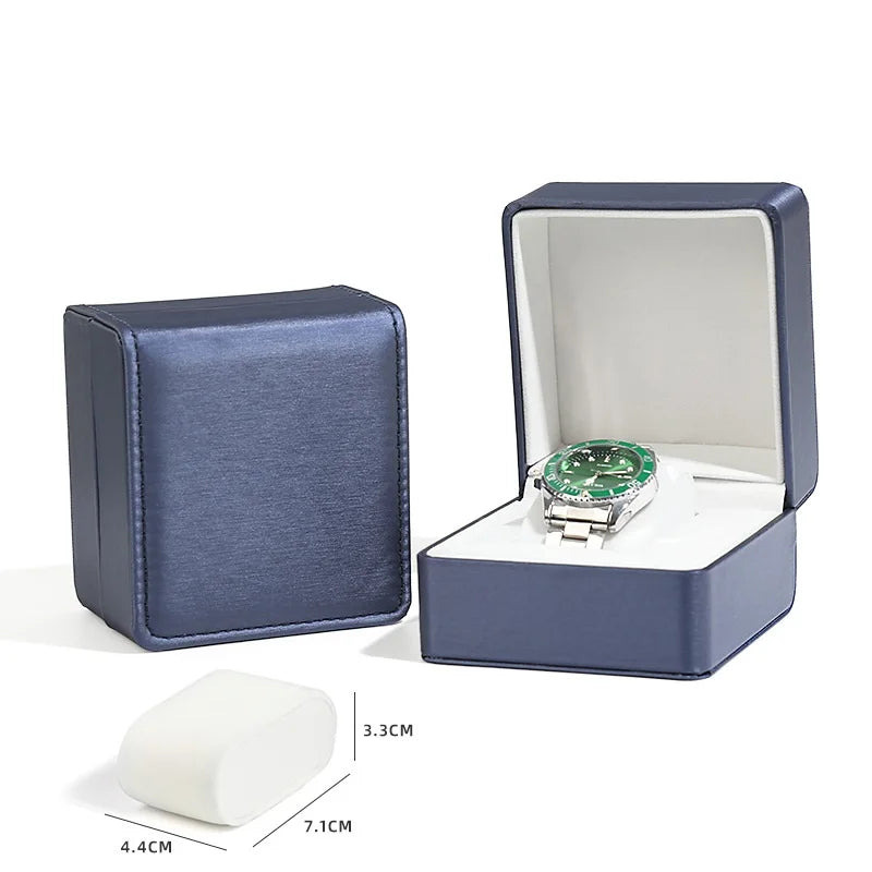 Vintage Travel Leather Watch Storage Box