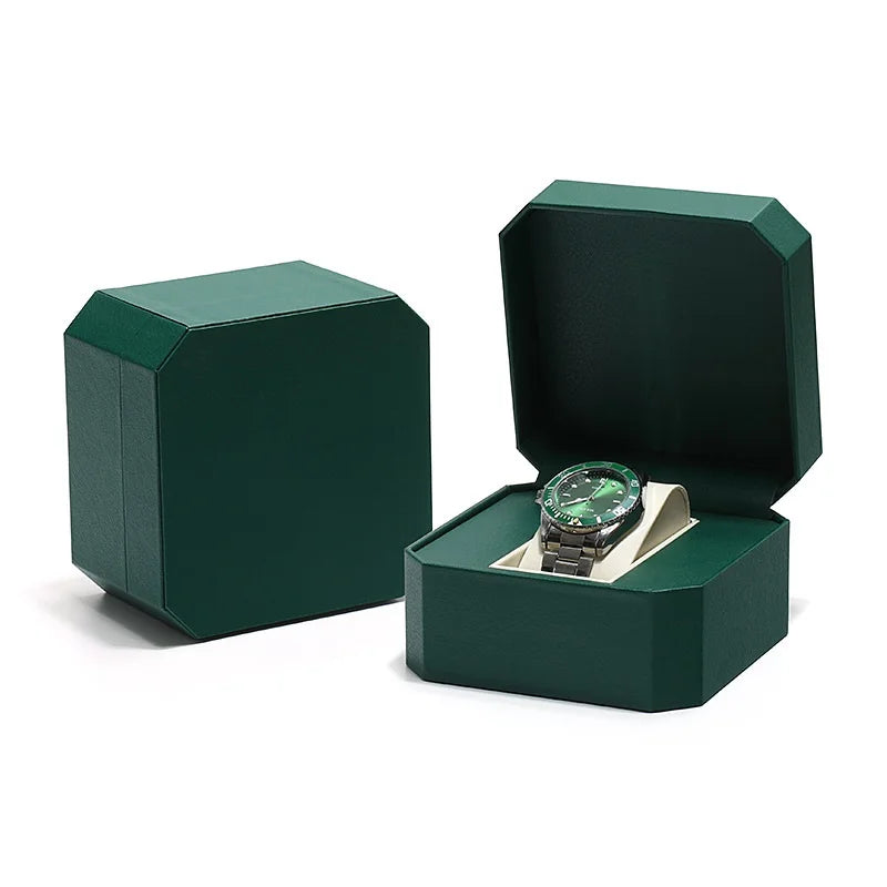 Vintage Travel Leather Watch Storage Box