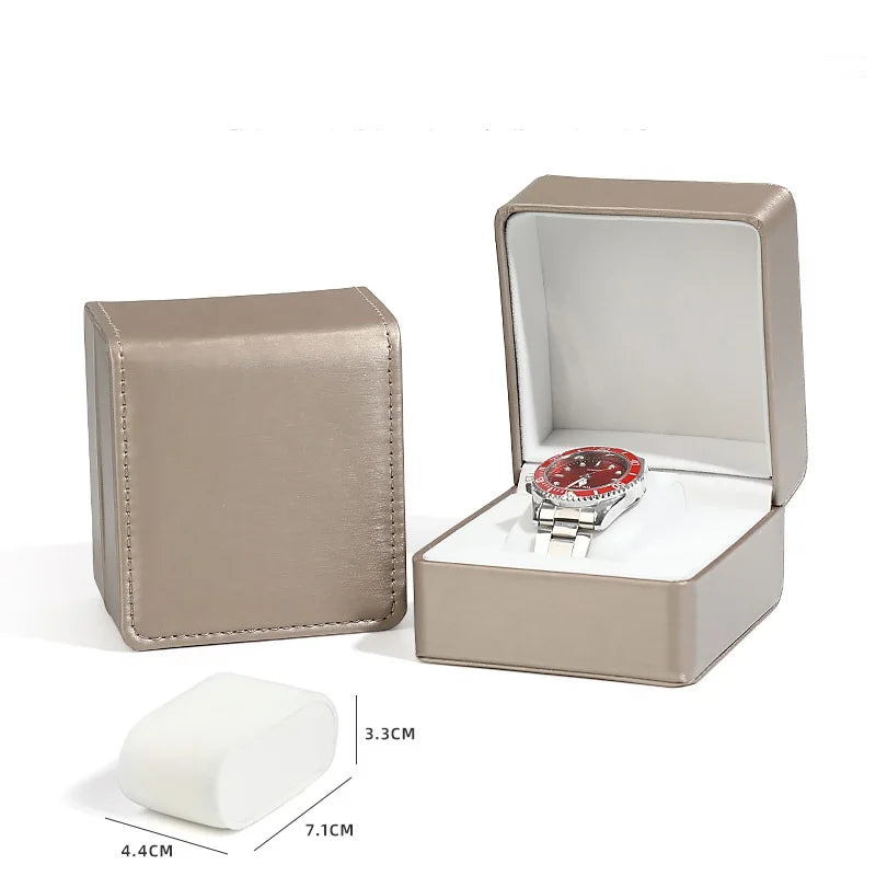 Vintage Travel Leather Watch Storage Box