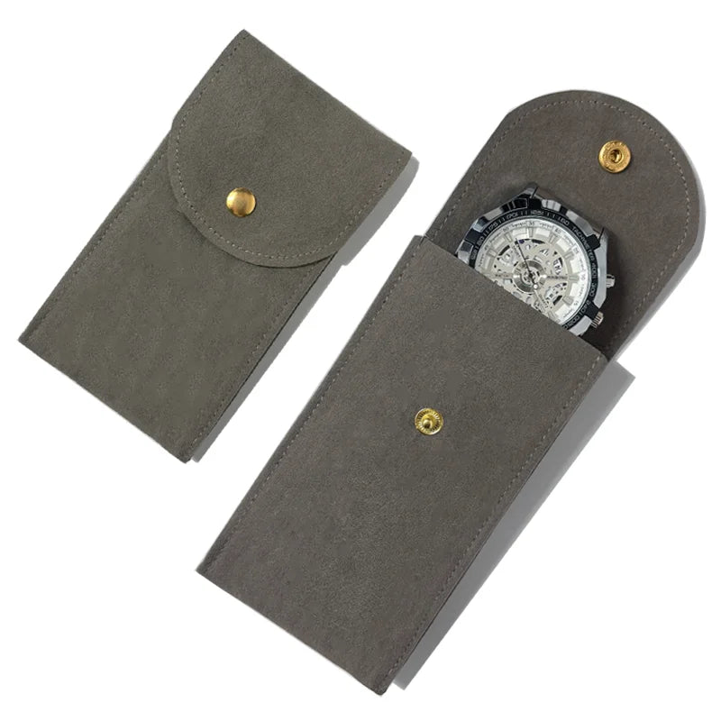 Watch Storage Bag – Flannel Fabric Portable Travel Case