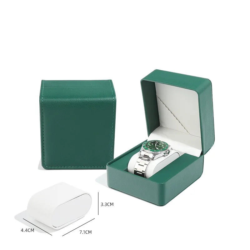 Vintage Travel Leather Watch Storage Box