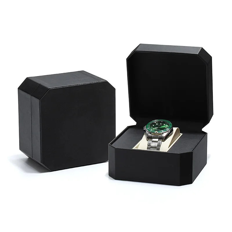 Vintage Travel Leather Watch Storage Box
