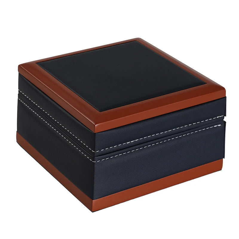 Luxury Black & Red Wooden Watch Box