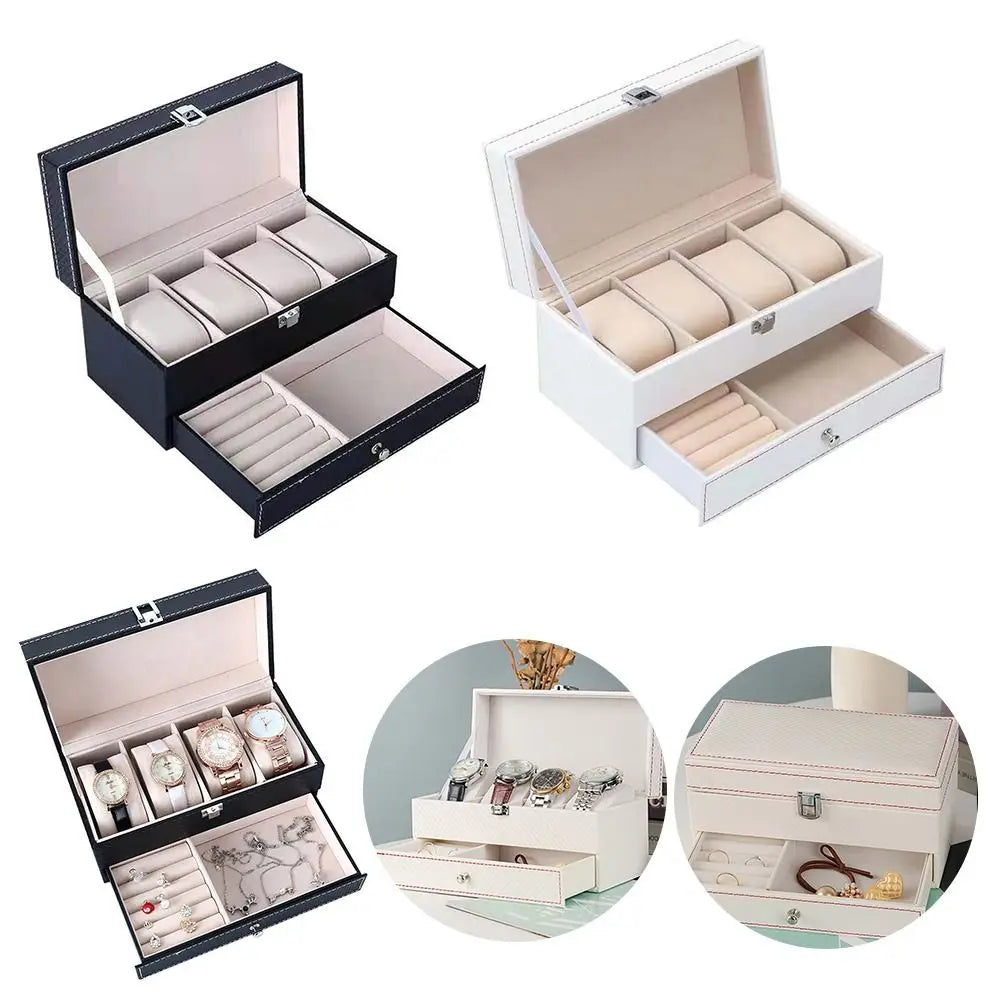 Lockable Watch & Jewelry Organizer