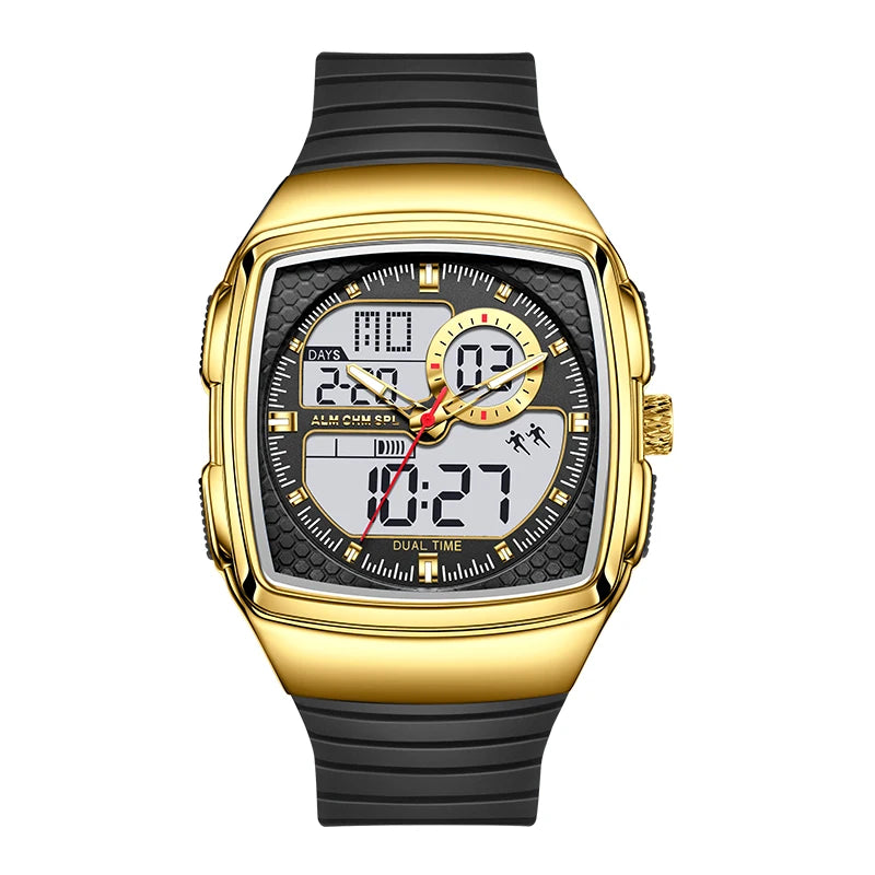 LIGE FOXBOX Men’s Luxury Digital Watch – Alarm & Chronograph