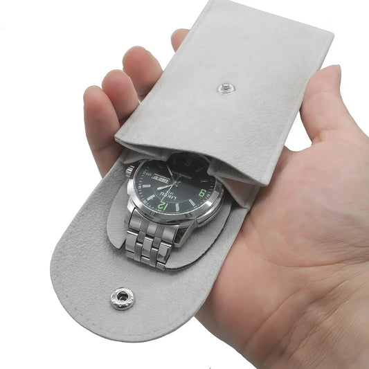 Watch Storage Bag – Flannel Fabric Portable Travel Case