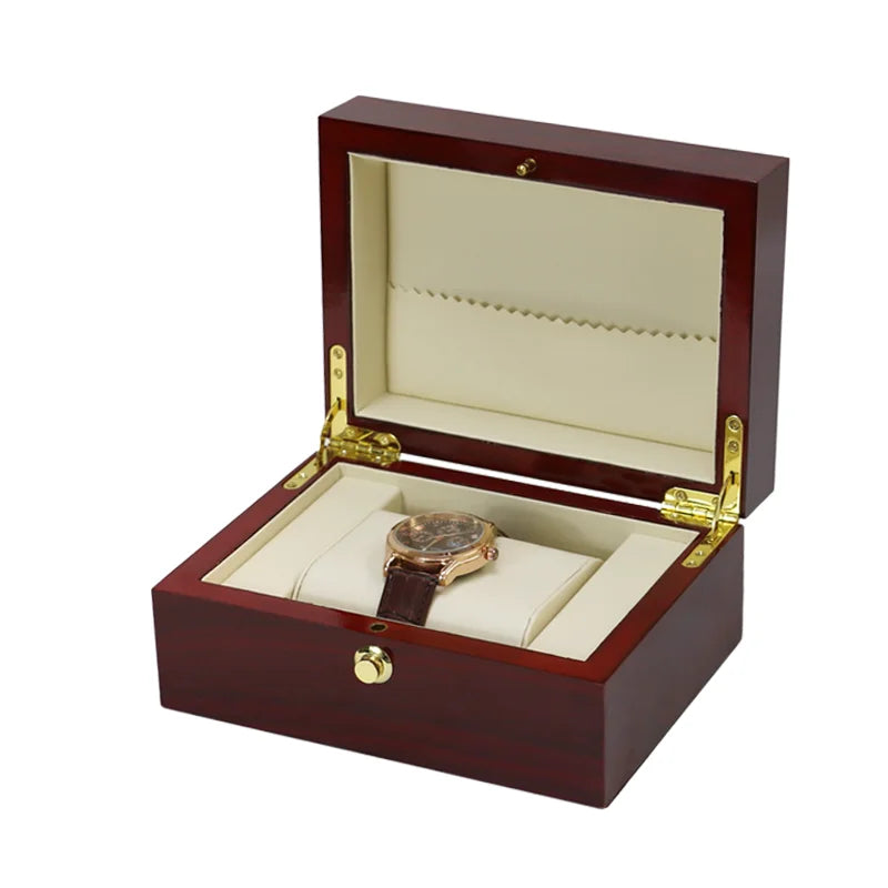 Piano Lacquer Wood Finished Watch Box