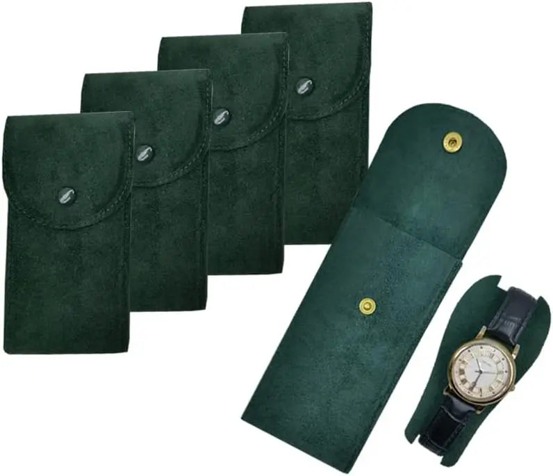 Watch Storage Bag – Flannel Fabric Portable Travel Case