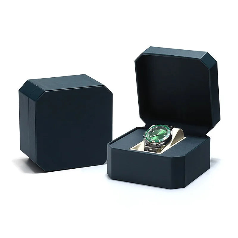 Vintage Travel Leather Watch Storage Box