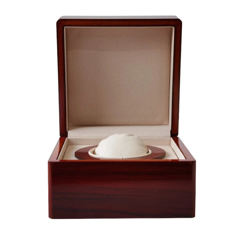 Luxury Black & Red Wooden Watch Box