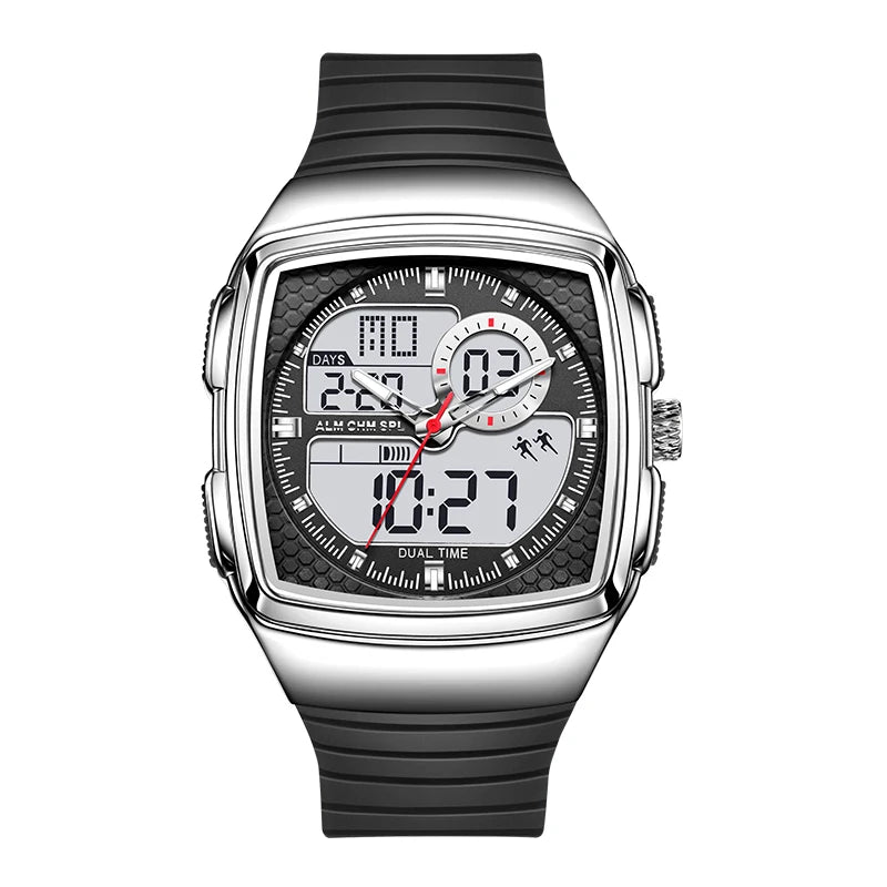 LIGE FOXBOX Men’s Luxury Digital Watch – Alarm & Chronograph