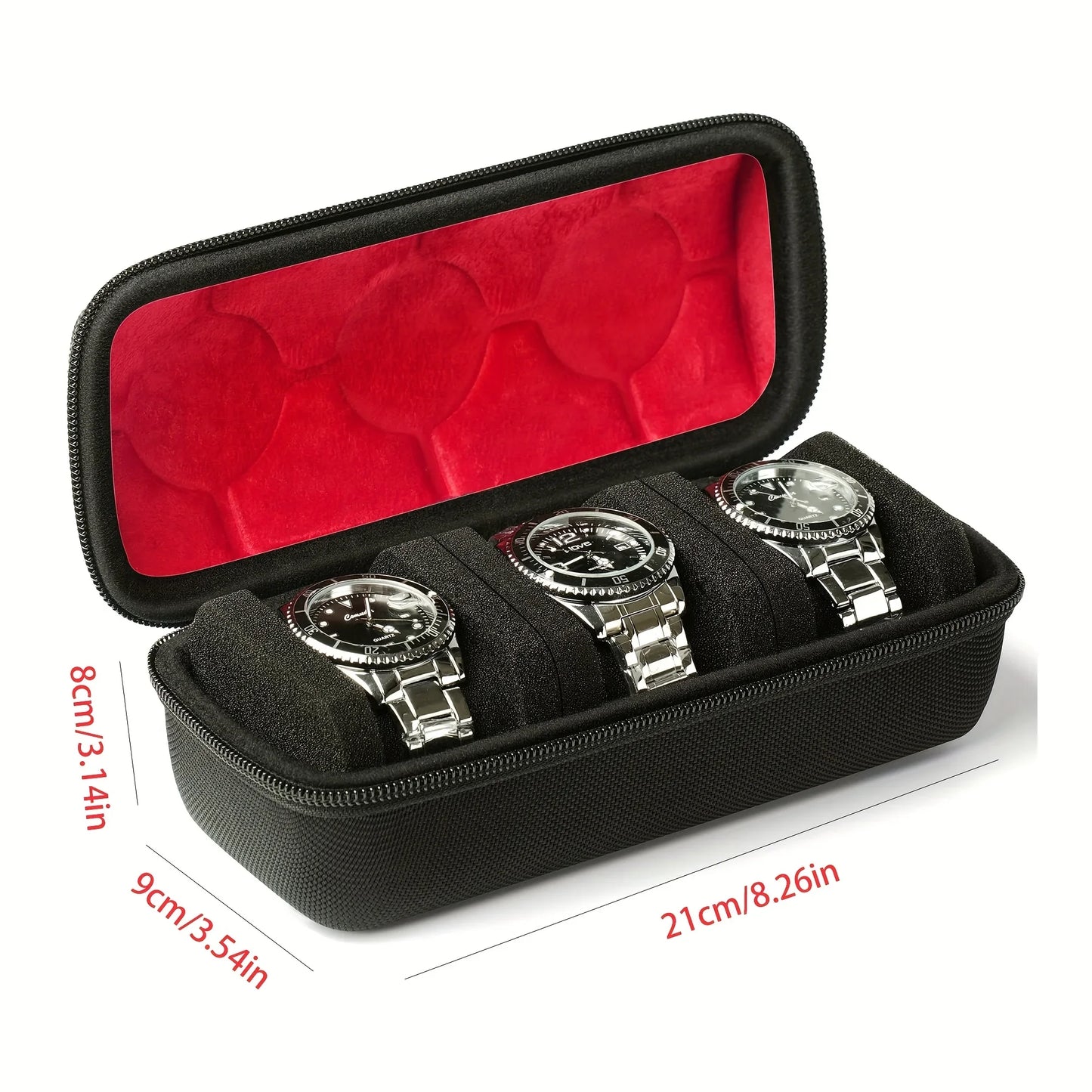 Watch Travel Case – Portable Watch Organizer