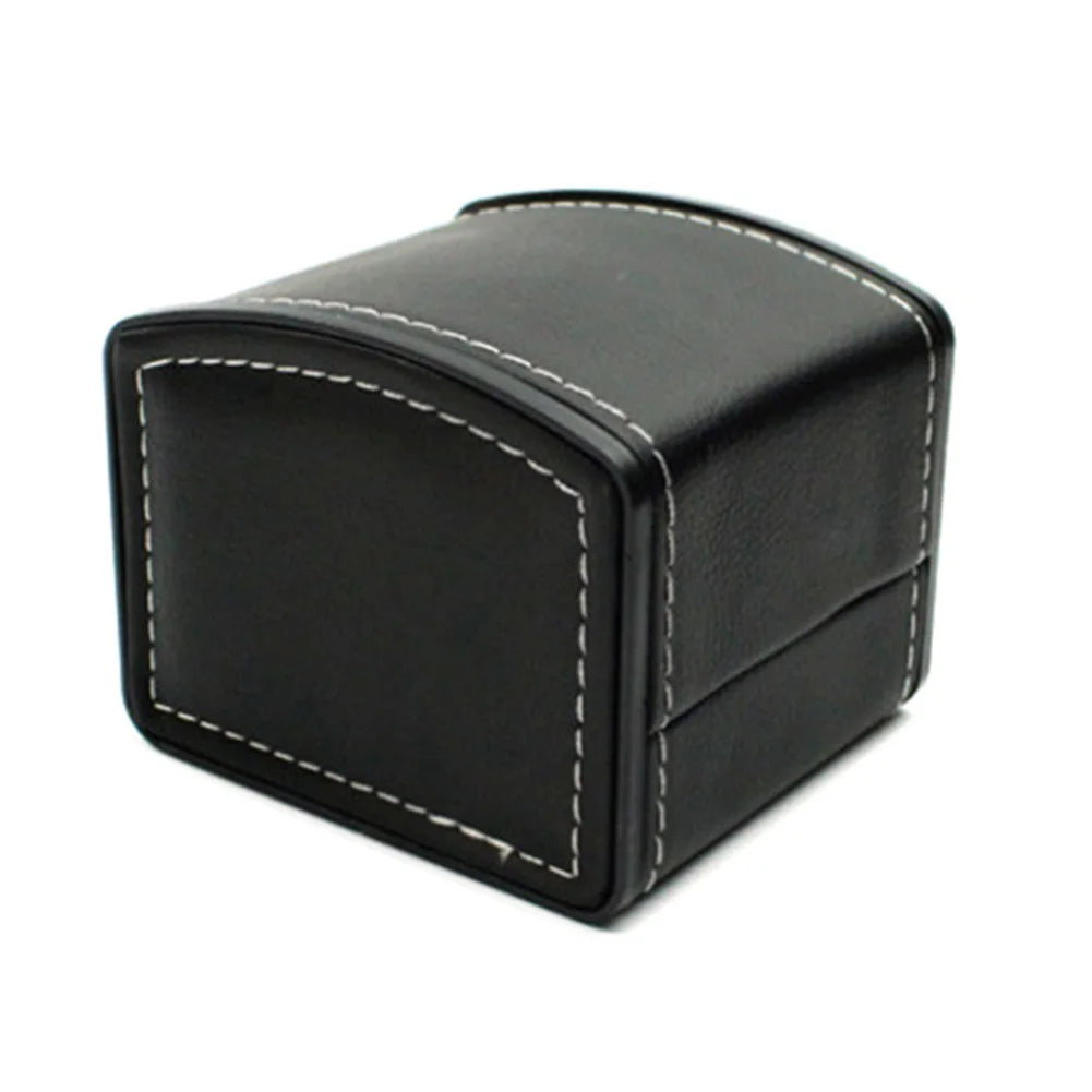 Vintage Travel Leather Watch Storage Box