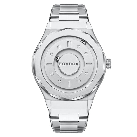 FOXBOX Men’s Luxury Quartz Watch – Scrolling Pointer Design