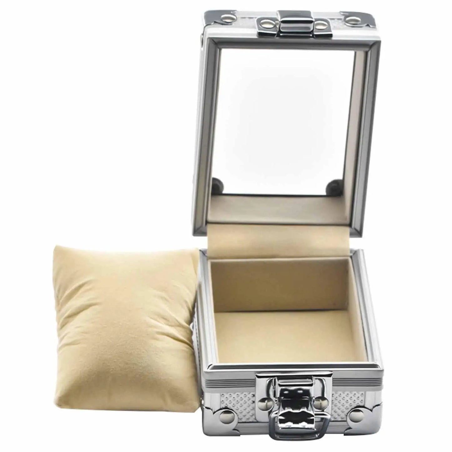 Clear Top Single Watch Storage Box with Pillow