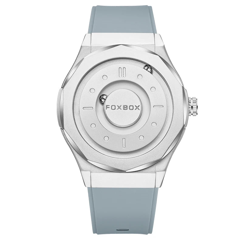 FOXBOX Men’s Luxury Quartz Watch – Scrolling Pointer Design