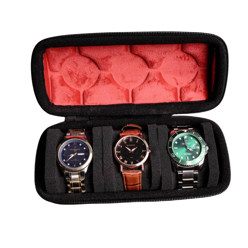 Watch Travel Case – Portable Watch Organizer